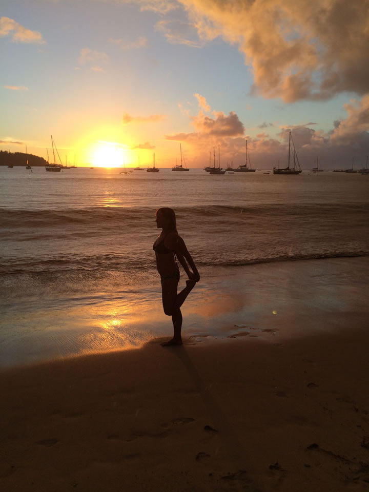 Kauai Sunset Pose